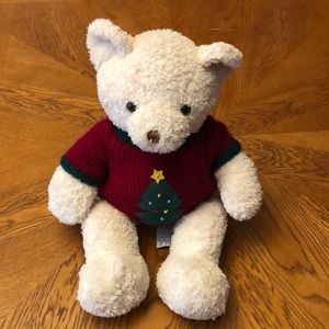 Friendliest White Holiday Teddy Bear